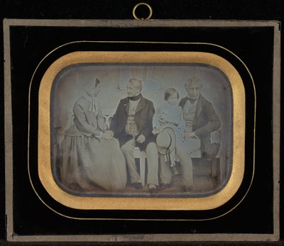 Portrait de M. et Mme Eynard et M. de Regny avec son fils - Jean Gabriel Eynard